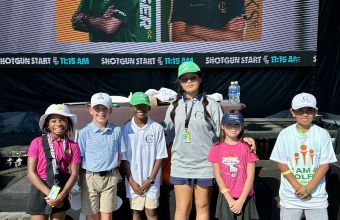 IAMGF Juniors Go Behind the Ropes at LIV Golf Tournament